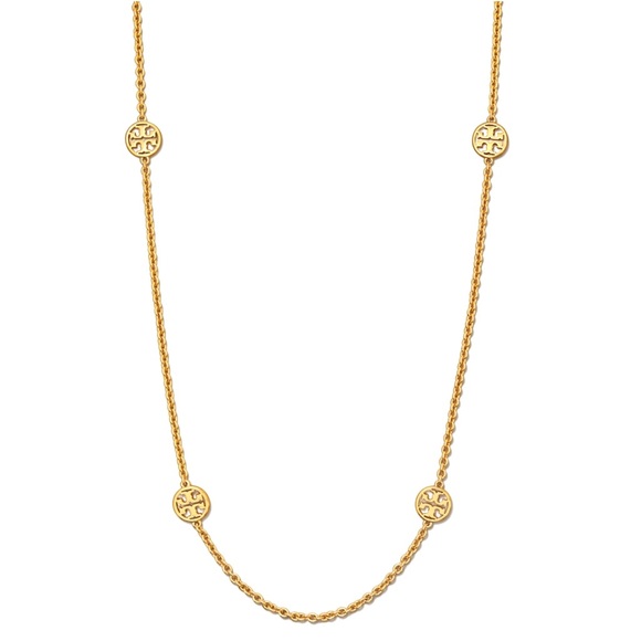Tory Burch Jewelry - TORY BURCH • Gold Delicate Miller Logo Necklace